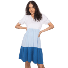 RUE PARIS Ženska obleka Kylie Dress RUE PARIS blue and white RV-SK-6764.64_367871 S