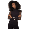 Ženska bluza z rolojem Donnah RUE PARIS black LA-BZ-B173.80_381272 S