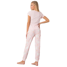Factoryprice Ženska pižama s hlačami FAIZA salmon BR-PI-3344_378418 XL