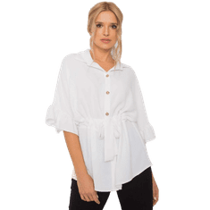 RUE PARIS Ženska bluza z naramnicami Marcia RUE PARIS bela CHA-BZ-3576.25_381701 S-M
