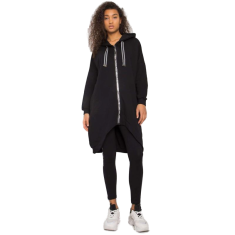 RELEVANCE Ženska majica s kapuco JASSALINA black RV-BL-7242.13P_380185 S-M