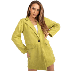 ITALY MODA Ženska jakna z gumbi IRMINA zelena DHJ-MA-15286.88_385167 XL