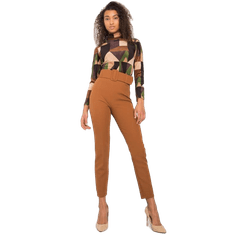 Factoryprice Ženske hlače s pasom AURELLA svetlo rjave barve LC-SP-22K-5016.25P_380245 40