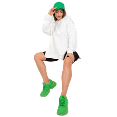 Ex moda Ženska bombažna majica s kapuco BINA v barvi ecru EM-BL-402.15P_385610 M