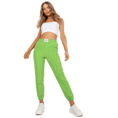 ITALY MODA Ženske hlače brez zapenjanja LESTER svetlo zelena DHJ-SP-15832.64_386064 L