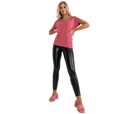 FANCY Ženska bluza s kratkimi rokavi za vsakodnevno nošenje EVERYDAY pink FA-BZ-7237.40P_385738 Univerzalni
