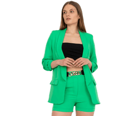 ITALY MODA Ženski eleganten komplet s kratkimi hlačami EZEKI green DHJ-KMPL-7684-1.06_386578 2XL