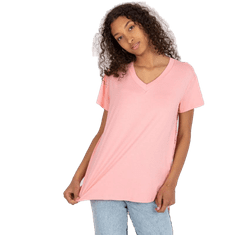 FANCY Ženska bluza s čipko na hrbtu iz viskoze HOYLE svetlo roza FA-BZ-7724.92P_386389 Univerzalni