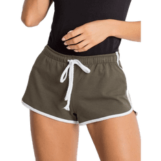 BASIC FEEL GOOD Ženske kratke hlače POLITE v barvi kaki RV-SN-4944.09X_328067 M