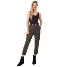 ITALY MODA Ženske hlače CASSIE khaki DHJ-SP-2312.94P_355081 M