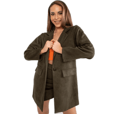 ITALY MODA Ženska jakna iz imitacije semiša IRMINA kaki DHJ-MA-15286.88_385149 S