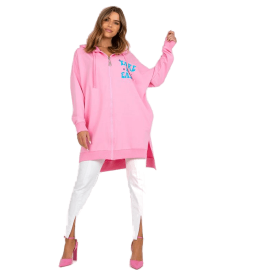 FANCY Ženska bluza s potiskom LARISSA roza-modra FA-BL-7812.42P_387363