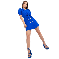 ITALY MODA Modra ženska koktajl obleka VIRGEE DHJ-SK-A6311.39_388163 Univerzalni