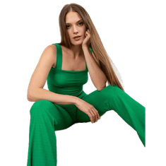 ITALY MODA Ženski komplet za prosti čas s hlačami VEDA green DHJ-KMPL-15828_388181 Univerzalni