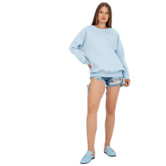 Ex moda Svetlo moder ženski pulover iz bombaža LANA EM-BL-623.06_388401 S