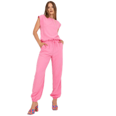 RUE PARIS Ženski komplet s hlačami RUE PARIS roza CA-KMPL-6303.09X_388359 S