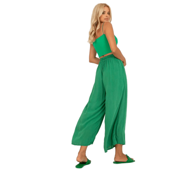 Och Bella Ženske hlače OCH BELLA zelene TW-SP-BI-82353.39_388551