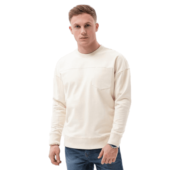 OMBRE Svetlo siv moški pulover NIEL MDN120094