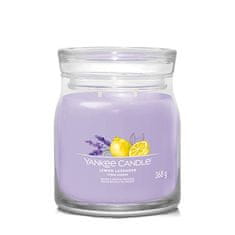 Yankee Candle Aromatična sveča Signature glass medium Lemon Lavender 368 g