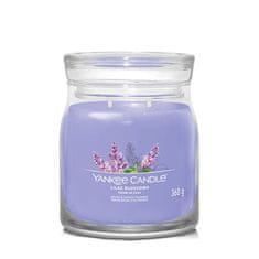 Yankee Candle Aromatična sveča Signature glass medium Lilac Blossoms 368 g