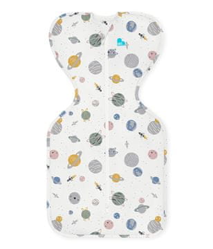 LOVE TO DREAM Swaddle UP - Swaddle, velikost XS, planeti - 1 FAZA, 0-1 m, 2,2-3,8 kg