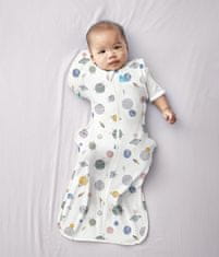 LOVE TO DREAM Swaddle UP50/50, spalna vreča, velikost L, planeti, 2 FAZA, 6-9m, 8,5-11kg