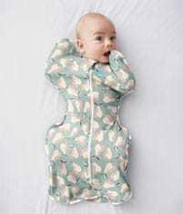 LOVE TO DREAM Swaddle UP - Swaddle, velikost S, olive pear - 1 FAZA, 0-3m, 3-6kg