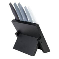 Northix 5x kuhinjski noži z magnetnim stojalom za nože 