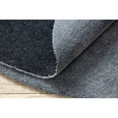 eoshop Moderna okrogla preproga LATIO 71351070, pralna, siva ( - Velikost: krog 80 cm)