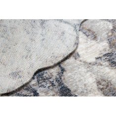 eoshop Moderna preproga TINE 75417B, nepravilne oblike, Rock stone cream / grey (Koberce Luszczow - Velikost: 195x195 cm)