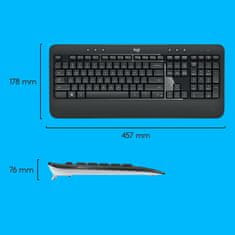 LOGITECH MK540 NAPREDNI USB ČRNI KOMPLET