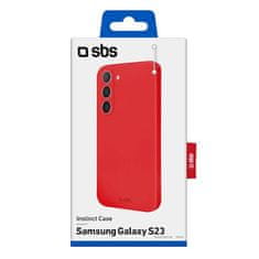 SBS Instinct ovitek za Samsung Galaxy S23, rdeč (TEINSTSAS23R)
