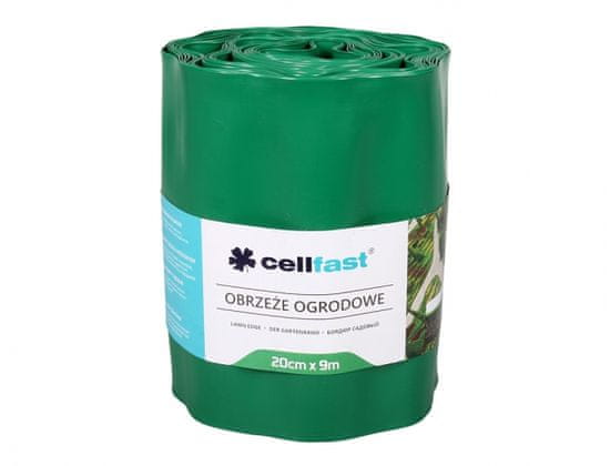 Cellfast Plastični robovi iz valovite plastike zelene barve 9x0,2m