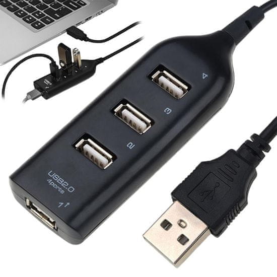 Verkgroup 4-portni razdelilnik usb vozlišče usb 2.0 razdelilnik