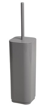 Gedy SEVENTY Samostoječa WC Ščetka, Siva, Kvadratna, 387mm