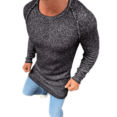 Dstreet Moški pulover Black wx1583 M