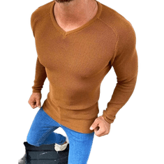 Dstreet Moški pulover z vrvico Sandalwood wx1644 S