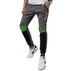 Dstreet Moške hlače s potiskom sive SUPERHOT ux3060 XL