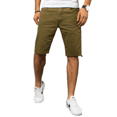 Dstreet Moške kratke hlače iz džinsa Zelena sx1575 s29