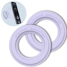 Nillkin snaphold 2x lepilna magnetna nalepka, magnetno držalo, združljivo z magsafe purple