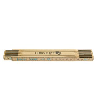 Hoegert METER LESENI, PREKLOPNI, 2 m, 10 PREKLOPOV, MID