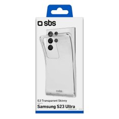 SBS silikonski ovitek za Samsung Galaxy S23 Ultra, prozoren (TESKINSAS23UT)