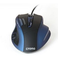 Crono CM638/Fire/Laser/Wireless USB/Black-Blue