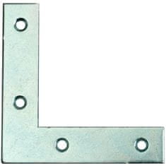 Kovovýroba Jeníkov Pohištveni vogalni element 140x140x20mm 6 lukenj Zn