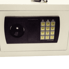 XLtools Varnostni digitalni elektronski sef 200x310x200mm – bel