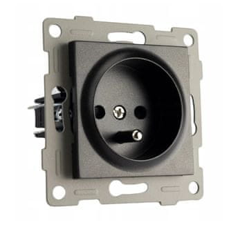 Berge Črna vtičnica s zatičem