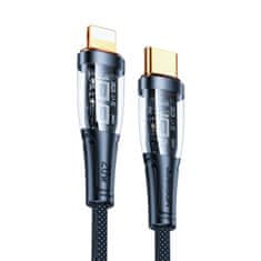 Joyroom Kabel z inteligentnim izklopom USB-C - iPhone Lightning 1,2 m - črn
