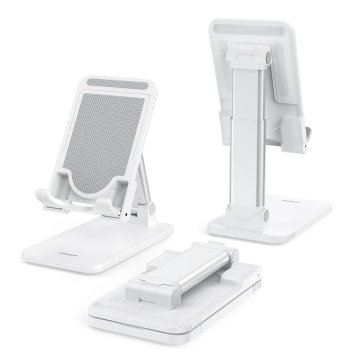 Joyroom zložljivo stojalo držalo za telefon tablica bela (jr-zs303)