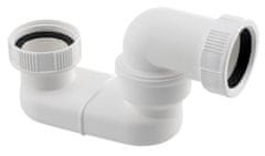 POLYSAN Sifon BRUCKNER DN40, krom, dolžina 610 mm, plastičen Bowden sistem