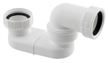 POLYSAN Sifon BRUCKNER DN40, krom, dolžina 610 mm, plastičen Bowden sistem